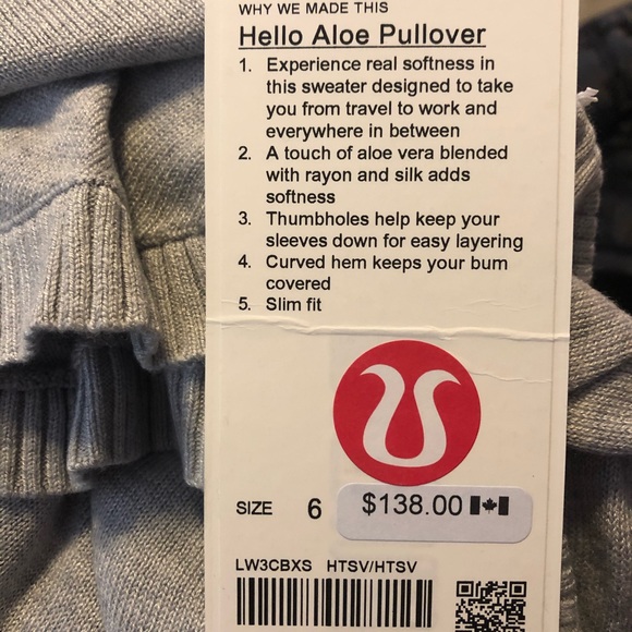 Lululemon Hello Aloe Pullover - Picture 3 of 3